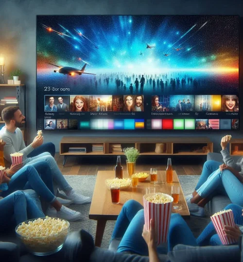 Xtreme HD IPTV streaming interface on screen